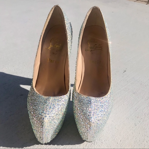 Platform rhinestone heels - Picture 2 of 7